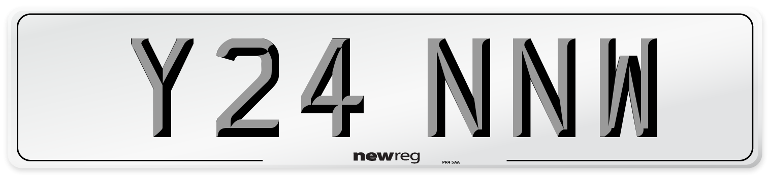 Y24 NNW Number Plate from New Reg